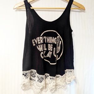 Sale! 3/$15 Cute Lacy cactus graphic tank